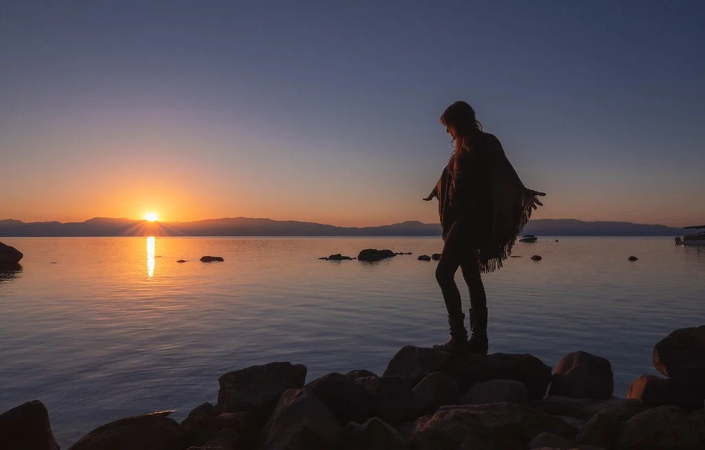 Sunset over Lake Tahoe