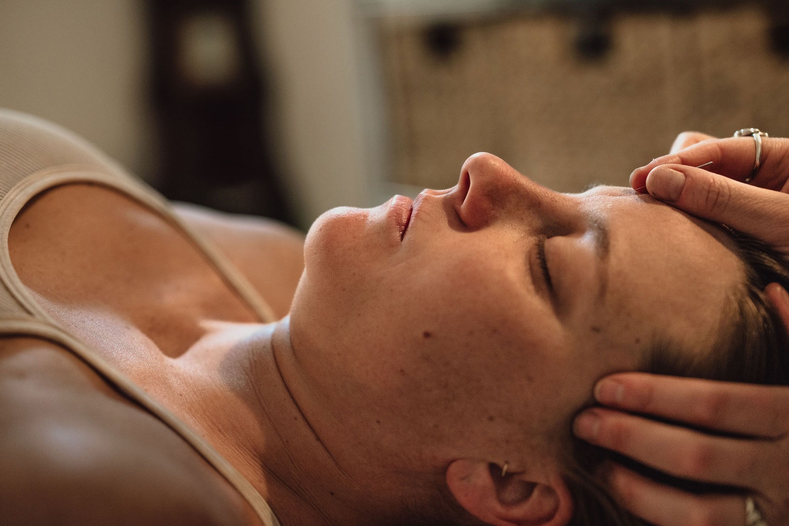Pine trees and snow in the Tahoe forest