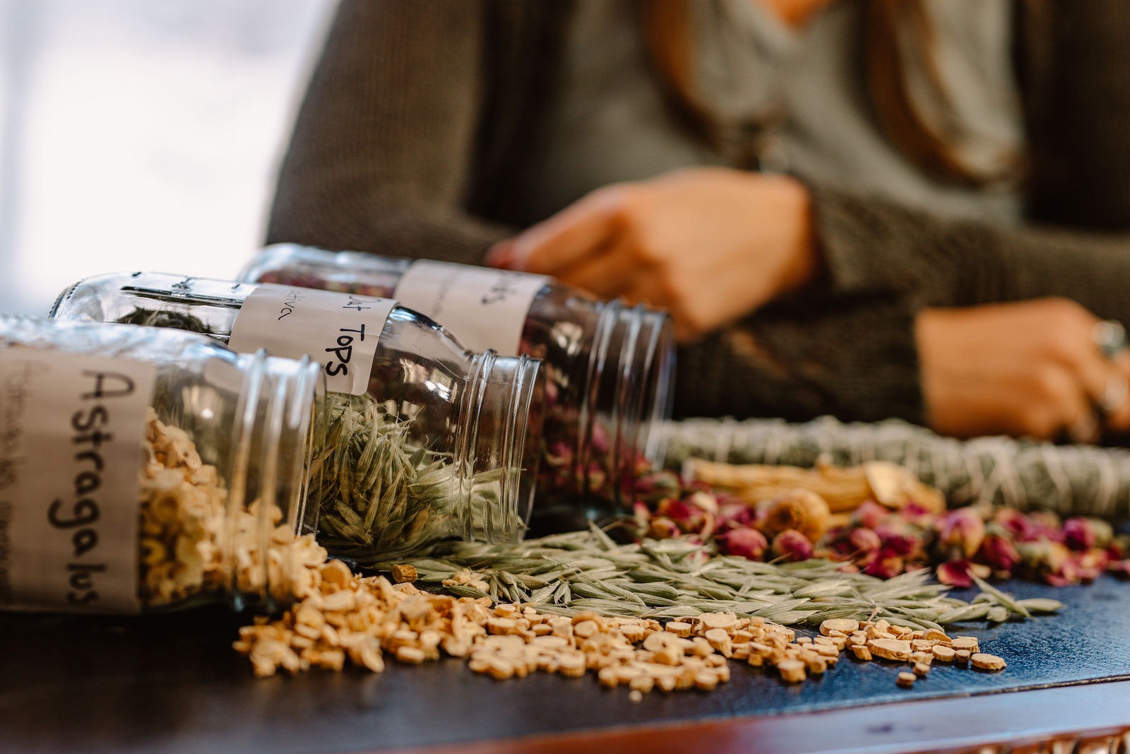 Custom herbal formulas from the apothecary
